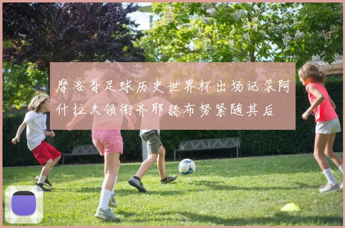 摩洛哥足球历史世界杯出场记录阿什拉夫领衔齐耶赫布努紧随其后